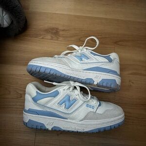New Balance Kids' Sneakers in White and Blue